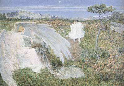 Giovanni Segantini Love at the Spring of Life (The Fountain of Youth) (mk19) china oil painting image